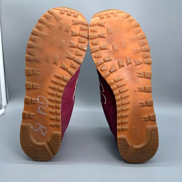 New Balance 574 Men's Size 13 Maroon Lace Up Low Top Athletic Running Sneaker - Picture 10 of 12